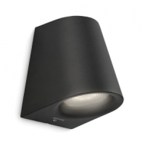 Wickes  Philips Virga Black LED Wall Light - 4W