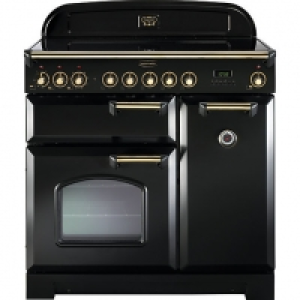 Wickes  Rangemaster Classic Deluxe 90cm Ceramic Range Cooker - Black