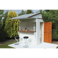 Wickes  Shire 6 x 4 ft Apex Roof Dip Treated Garden Bar & Store