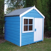 Wickes  Shire Playhut Wooden Playhouse 4 x 4 ft