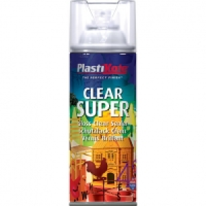 Plastikote Super Spray Paint - Gloss Clear Acrylic 400ml £8.00