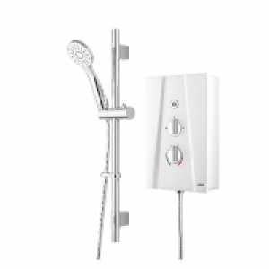 Wickes  Wickes Hydro Ultra Electric Shower Kit - White/Chrome 9.5kW