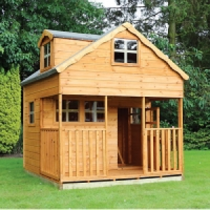 Wickes  Mercia 7 x 7 ft Double Storey Cottage Playhouse