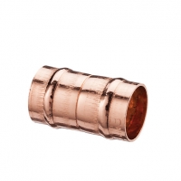 Wickes  Wickes Solder Ring Straight Coupling - 15mm Pack of 5