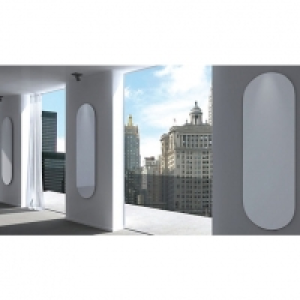 Wickes Soap Ellipse Water Glass Radiator - White 1380 x 500  &pound;420.00