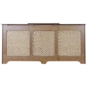 Wickes Derwent Large Adjustable Radiator Cover Oak - 1430-20