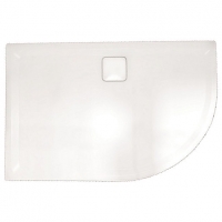 Wickes  Merlyn Nexa Quadrant 25mm Low Level Shower Tray White 900 x 