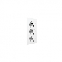 Wickes  Bristan Prism Recessed Shower Valve with Two Outlets - Chrom