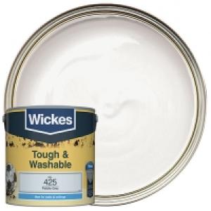Wickes Pebble Grey - No. 425 Tough & Washable Matt Emulsion  £16.00