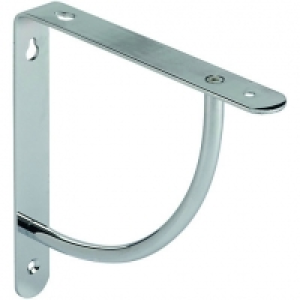 Wickes  Wickes Decorative Shelving Bracket Chrome Finish - 180 x 180