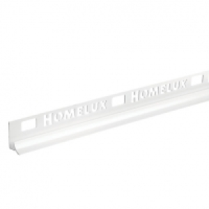 Wickes  Homelux 9mm Internal Corner Cove White Tile Trim