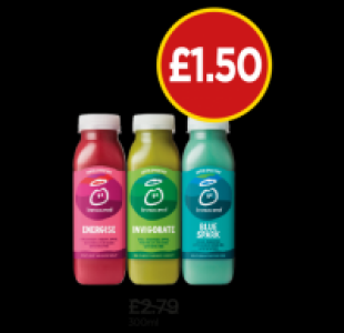 Super Smoothie Energise, Invigorate, Blue Spark £1.50