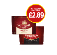Budgens  Cathedral City Mature Cheddar, Extra Mature Cheddar
