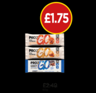 Pro2Go Salted Caramel & Milk Chocolate Bar, Gooey Protein Ba