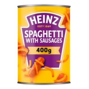 Heinz Spaghetti & Sausages 400g £1.25