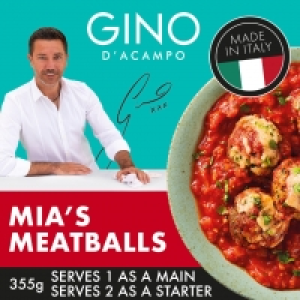 Iceland  Gino DAcampo Mias Meatballs 355g