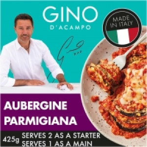 Iceland  Gino DAcampo Aubergine Parmigiana 425g