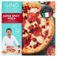 Iceland  Gino dAcampo Super Spicy Pizza 458g