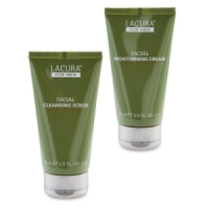 Mens Facial Moisturiser and Scrub