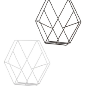 Hexagon Cross Magazine Storage Rack