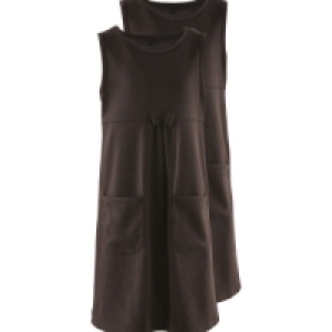 Black Jersey Pinafore 2 Pack