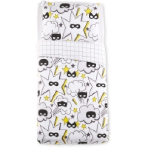 Yellow Hero Single Duvet Set