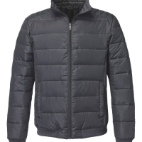 Aldi  Mens Anthracite Quilted Jacket