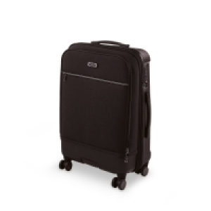 Medium Black Hybrid Suitcase