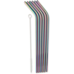 Iridescent Reusable Straws 6 Pack