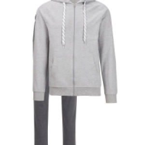 Aldi  Avenue Mens Grey Homewear Suit