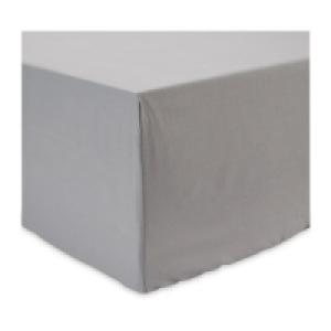 Dark Grey Double Fitted Sheet