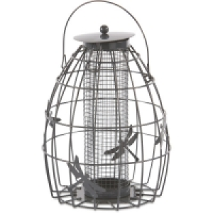 Aldi  Dark Grey Galleon Peanut Bird Feeder