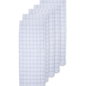 Grey Cotton Terry Tea Towel 5 Pack