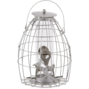 Light Grey Galleon Seed Bird Feeder
