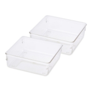 Square Drawer Organiser 2 Pack