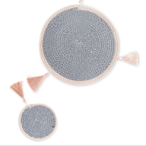 Navy Placemats & Coasters Set of 4