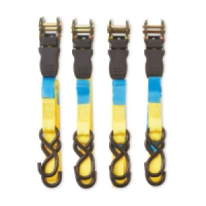 Ratchet Tie Down 25mm 4 Pack