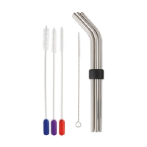 Stainless Steel Straws & Cleaner Set