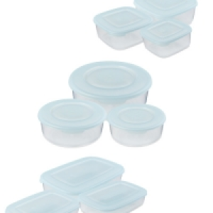 Turquoise Food Tubs 9 Pack