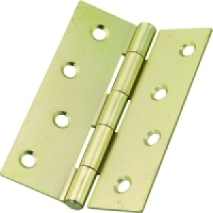 Butt Hinge Brass Effect 102mm PK2