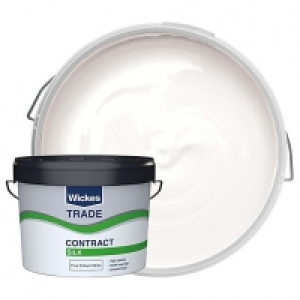 Wickes Trade Contract Silk Emulsion Pure Brilliant White 10L £15.00
