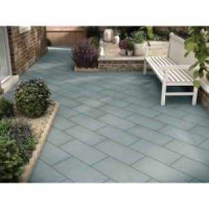 Marshalls Limestone Textured Blue Multi Paving Slab 600 x 30 £7.60