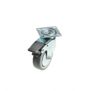 Wickes Heavy Duty Castor Wheel Swivel Plate with Brakes - 75 £12.37