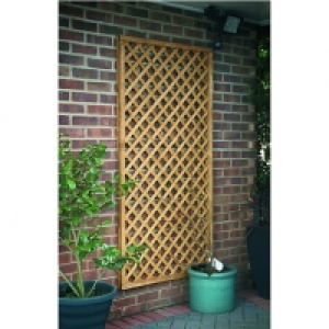 Wickes  Wickes Fence Top Trellis Diamond Lattice Natural Timber - 1.