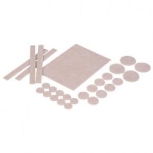 Vitrex Self Adhesive Felt Flooring Pads Natural - Pack of 27 £3.00