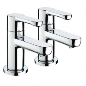 Wickes  Bristan Nero Bath Taps - Chrome