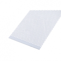 Wickes  Wickes Metal Sheet Perforated Round Hole 4.0mm Anodised Alum