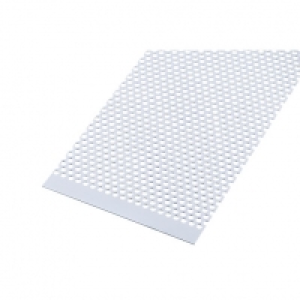 Wickes  Wickes Metal Sheet Perforated Round Hole 4.0mm Anodised Alum