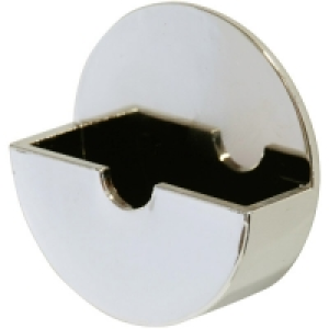 Partridges Murpak Self Adhesive Plug Tidy - 10 Chrome Coloured Plug Holders