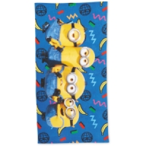 Aldi  Minions Memphis Cotton Beach Towel